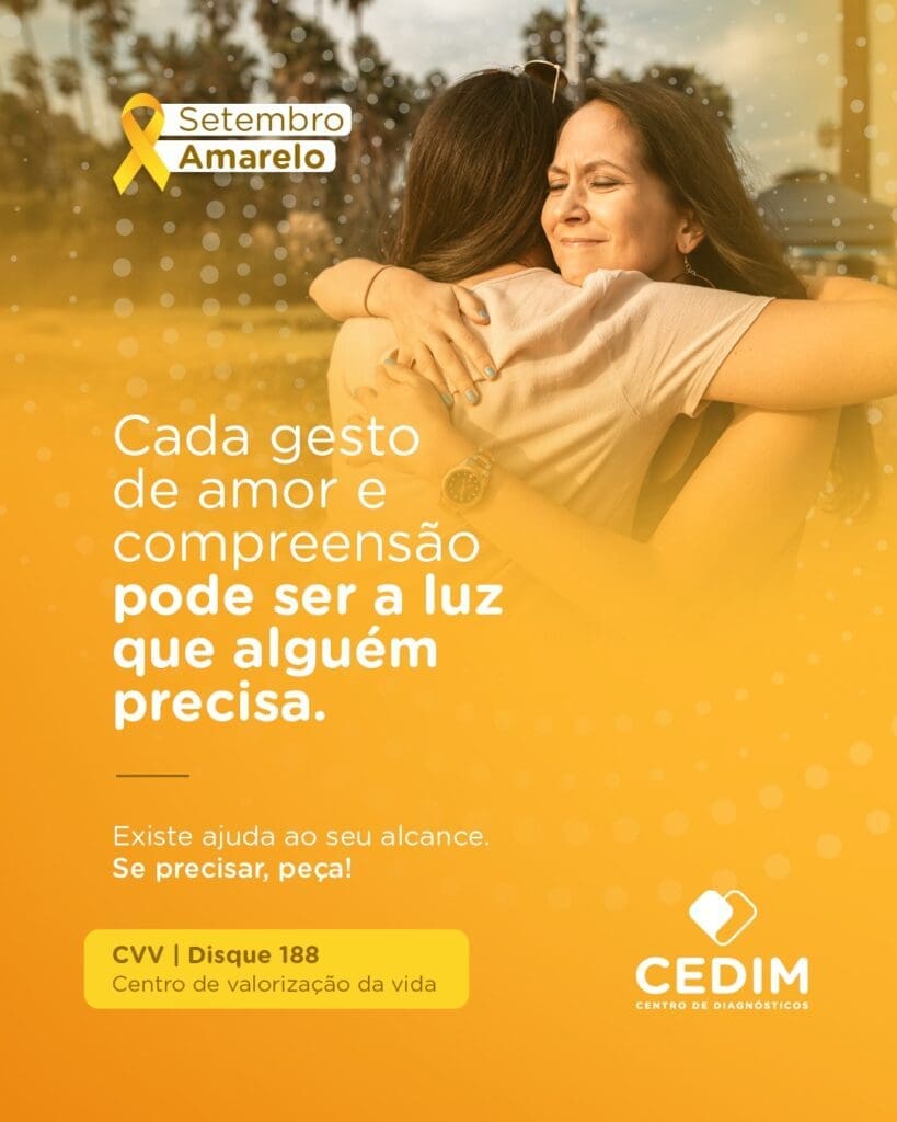 A campanha Setembro Amarelo nos lembra que cuidar da saúde mental é tão importante quanto cuidar da saúde física. A campanha Setembro Amarelo nos lembra que cuidar da saúde mental é tão importante quanto cuidar da saúde física.