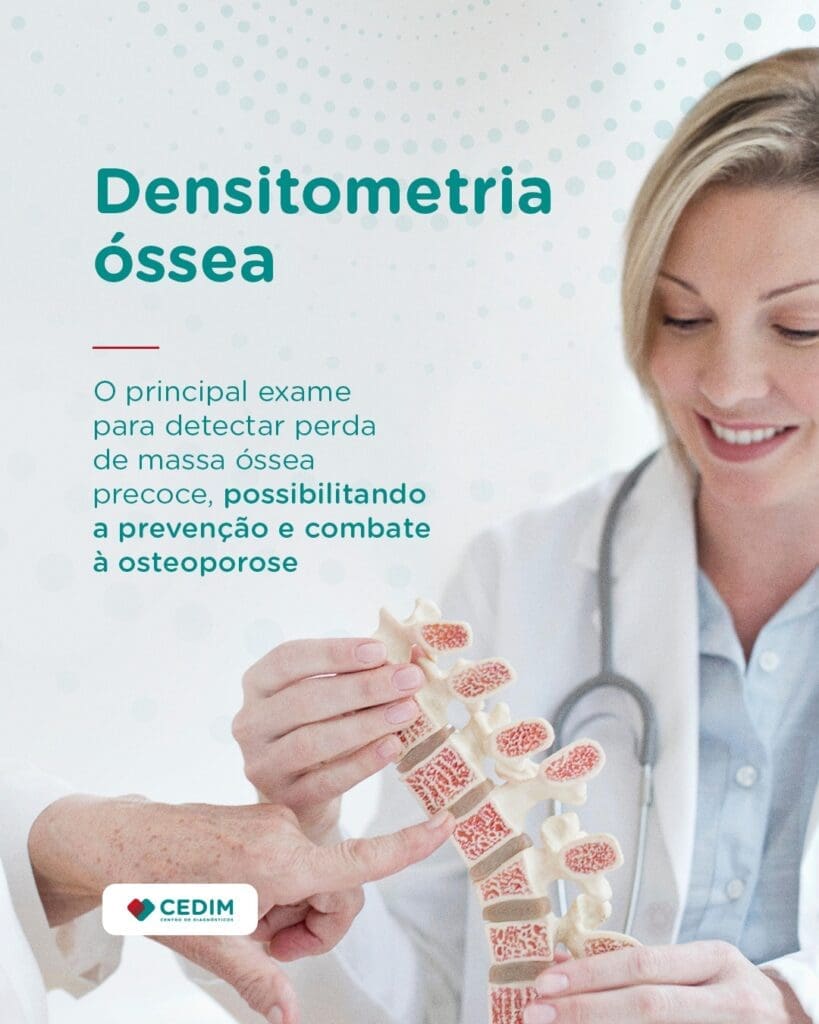 A densitometria óssea é o principal exame para avaliar a densidade mineral dos ossos A densitometria óssea é o principal exame para avaliar a densidade mineral dos ossos