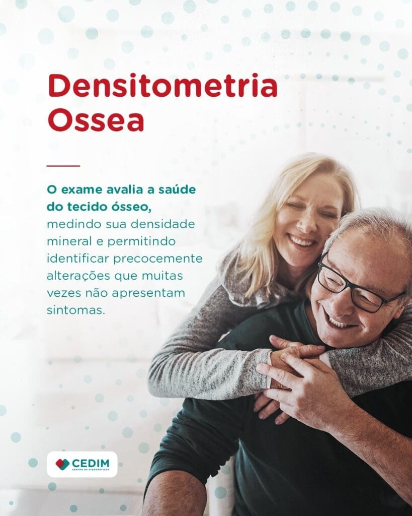 A densitometria óssea mede a quantidade de minerais nos ossos, ajudando a detectar precocemente a osteoporose e outras condições que enfraquecem os ossos, mesmo sem nenhum sintoma. A densitometria óssea mede a quantidade de minerais nos ossos, ajudando a detectar precocemente a osteoporose e outras condições que enfraquecem os ossos, mesmo sem nenhum sintoma.